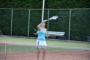 De ballen komen toch altijd weer naar beneden.