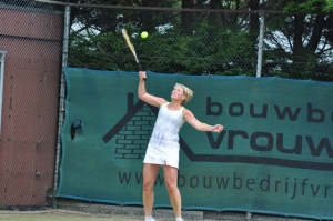 Hoge ballen met deze wind levert een verrassend resultaat op.