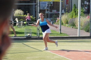 ...maar ook de forehands waren onstopbaar